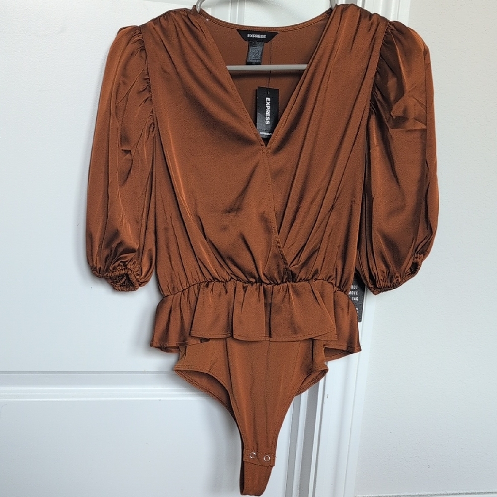 NWT Express Peplum Bodysuit